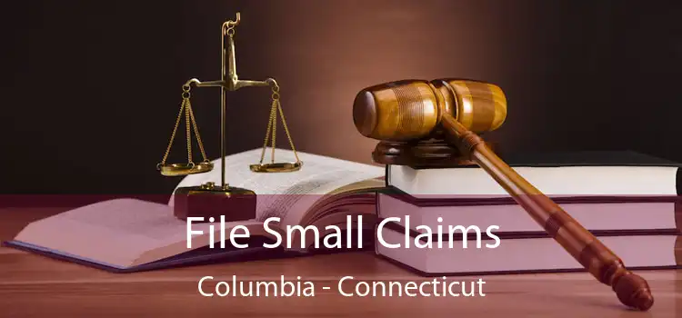 File Small Claims Columbia - Connecticut