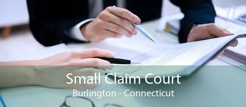 Small Claim Court Burlington - Connecticut