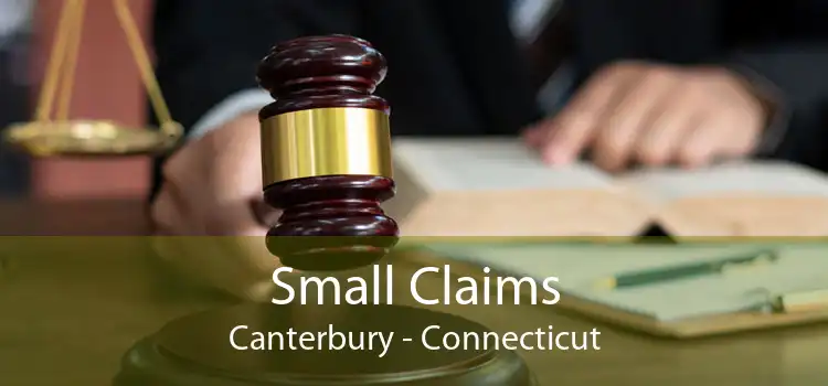 Small Claims Canterbury - Connecticut