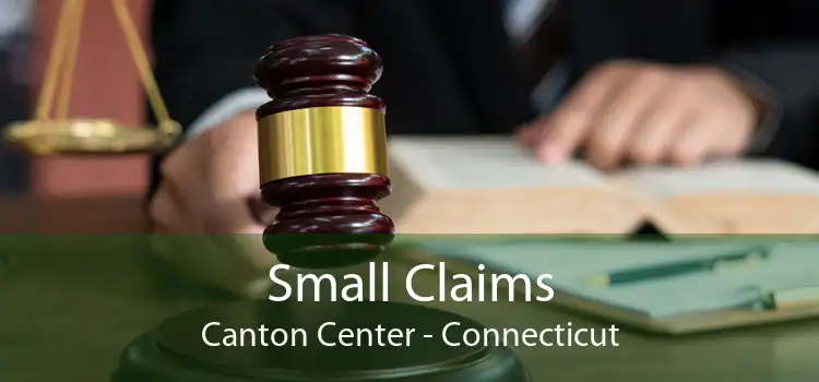 Small Claims Canton Center - Connecticut